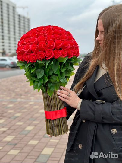 Шикарный букет роз 101, 45, 65, 85 с доставкой