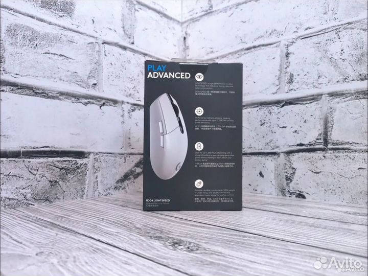Беспроводная игровая мышь Logitech G304 белая