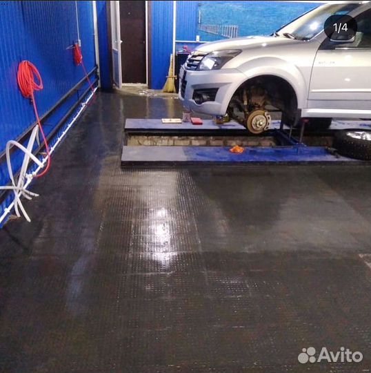Модульный настил для гаража