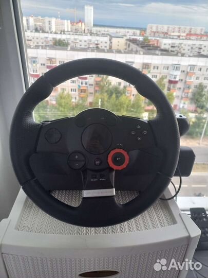 Игровой руль logitech driving force gt