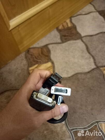 Кабель переходник провод displayport на dvi-d