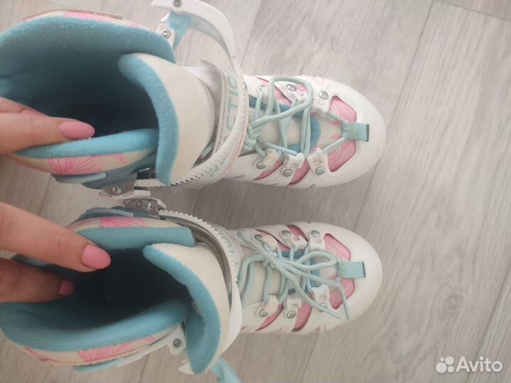 Детские раздвижные ролики размер 32-35