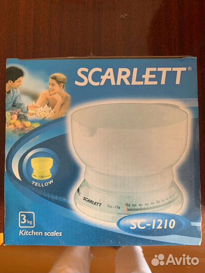 Весы кухонные scarlett
