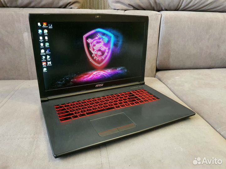 Игровой ноутбук MSI core i5/GTX1050Ti/ A957