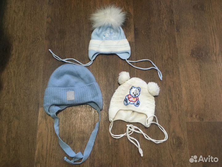 Шапка детская на мальчика р 36, 40, 42