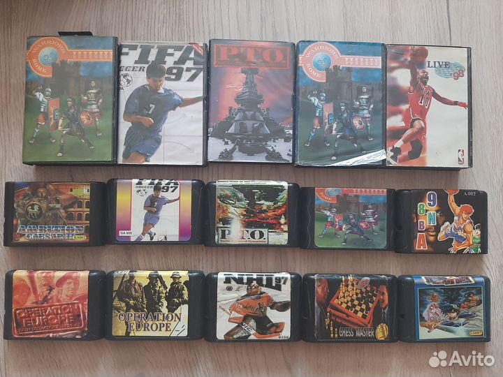Картриджи Sega