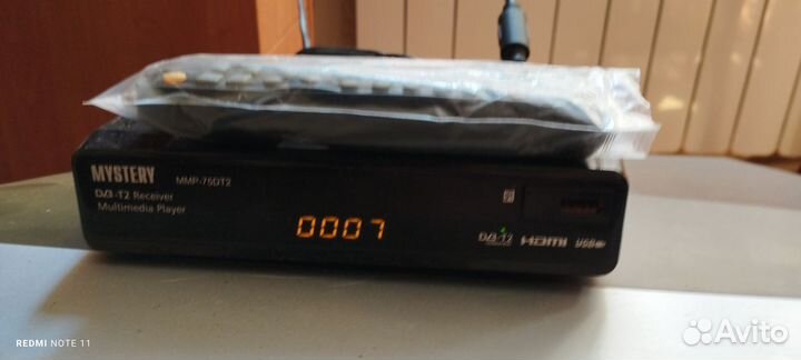 Телевизор sanyo,цифровой ресивер mystery,кабель