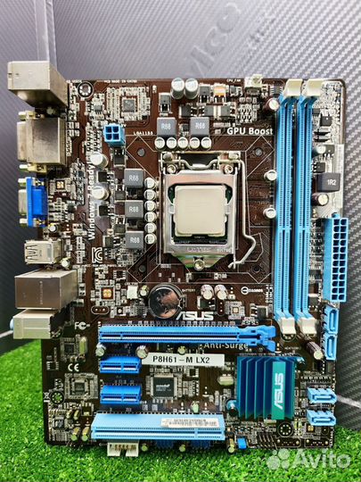 Материнская плата Lga 1155 Asus P8H61-M LX2 rev. 3