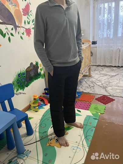 Утепленные брюки новые мужские 48 р-р