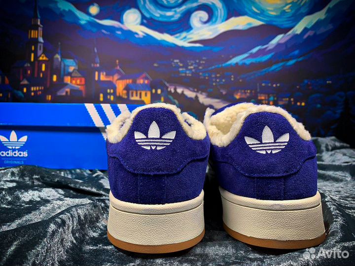 Кроссовки зимние adidas campus