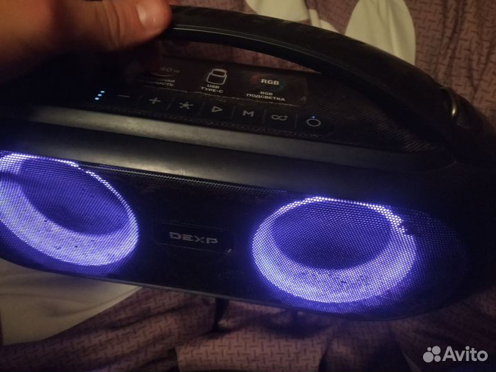 Блютуз колонка dexp