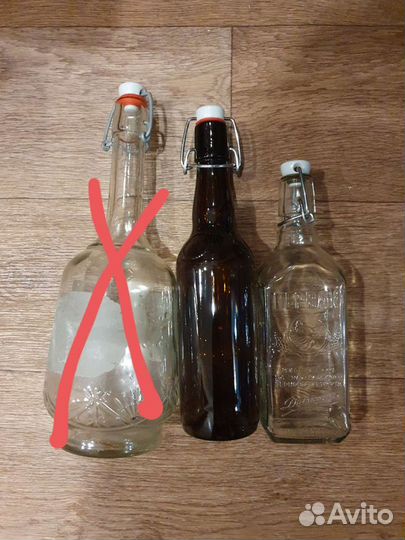 Бутылки с бугельной пробкой
