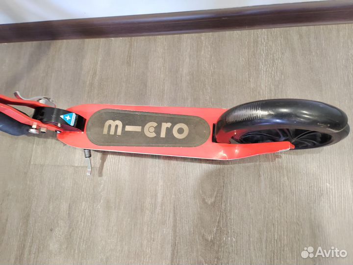 Самокат Micro Cruiser красный двухколесный
