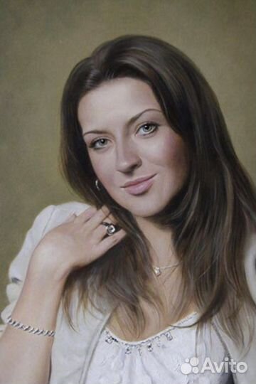 Портрет на холсте по фото на заказ