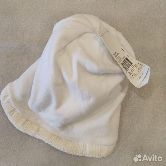 Шапка Adidas белая флис W57000 (новая)