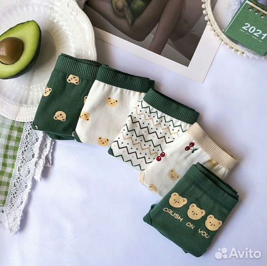 Трусы женские набор новые хлопковые 5 штук