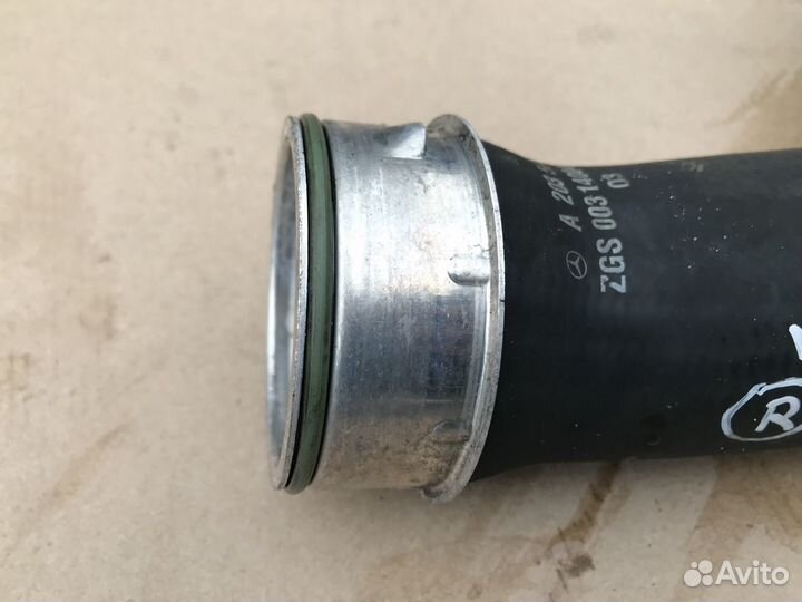 Патрубок интеркулера на Mercedes W203 C-Class