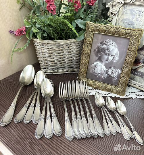 Столовые приборы Франция серебрение