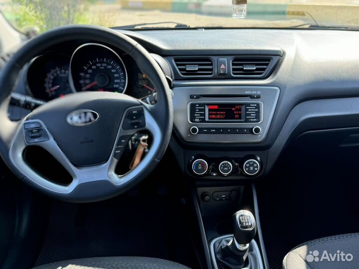 Kia Rio 1.6 МТ, 2016, 135 000 км