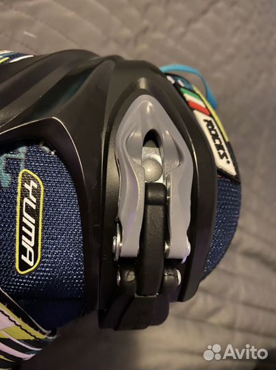 Коньки ледовые детские раздвижные, цвет тёмно-сини