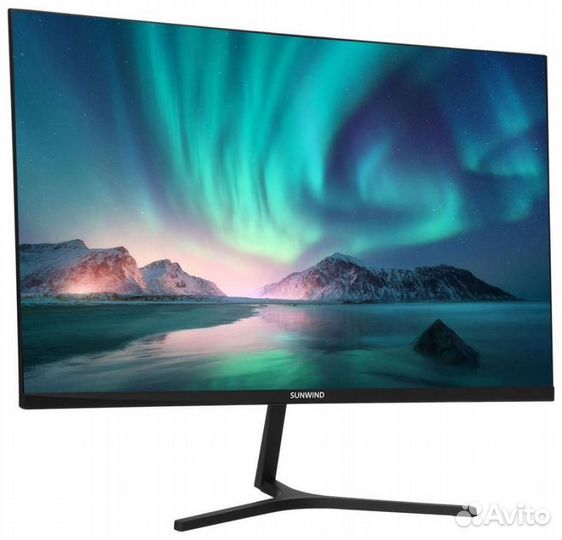 Монитор SunWind SUN-M24BA103 черный