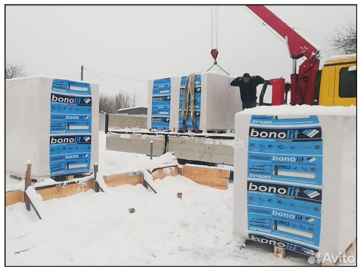 Газобетонные блоки Bonolit