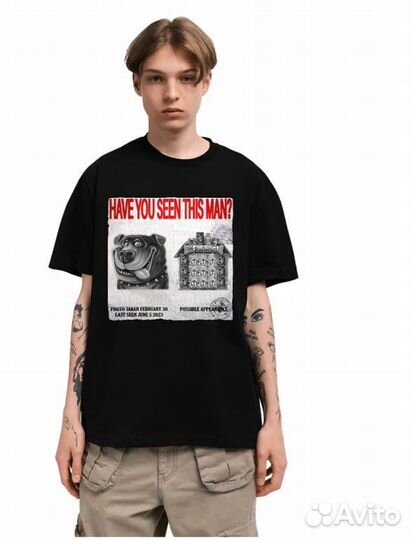 Футболка Have you seen this man/Dog house