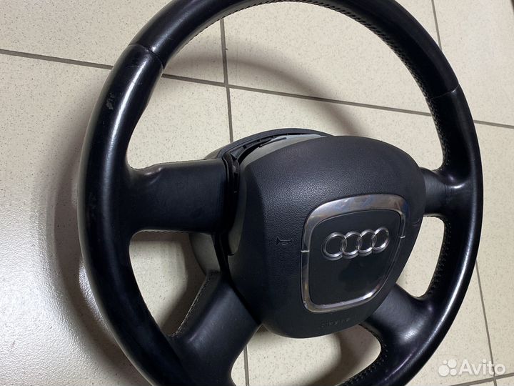 Руль Audi A4 b7 с заглушкой AirBag