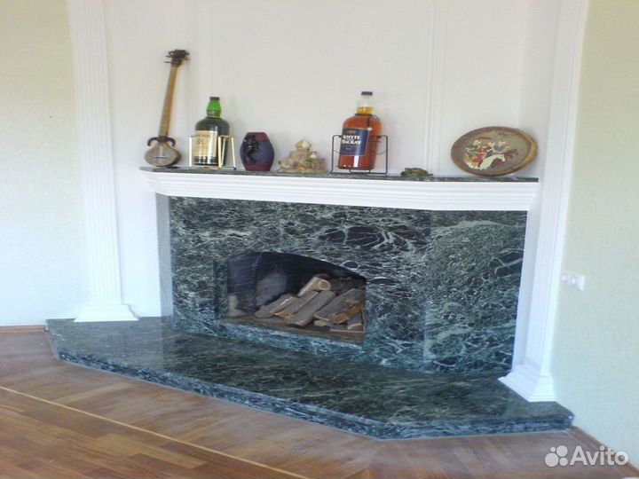 Камин, каминный портал, под ключ из камня