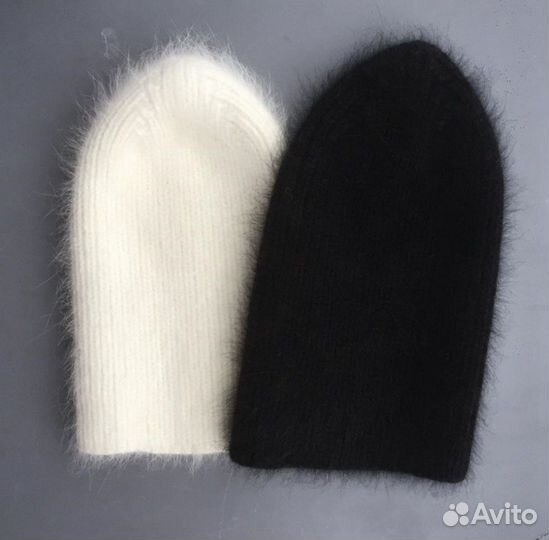 Шапка вязаная (пух норки)