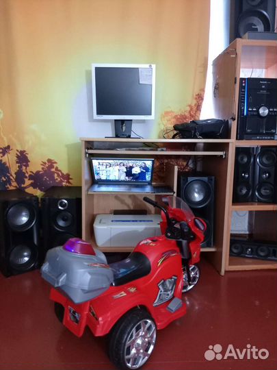 Детский электромобиль мотоцикл бу