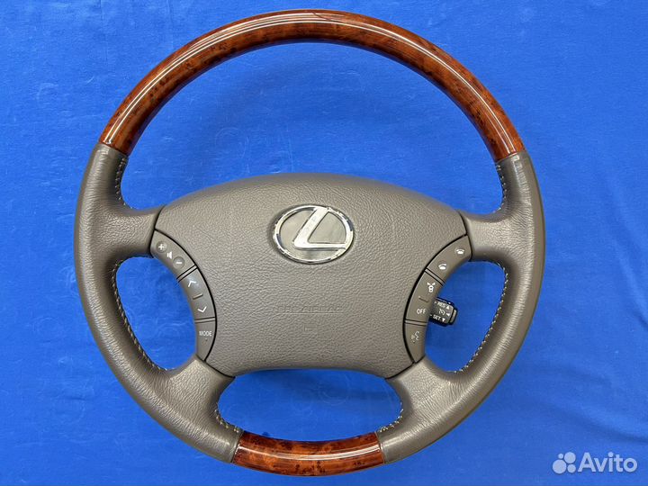 Руль с косточкой под дерево Toyota Lexus