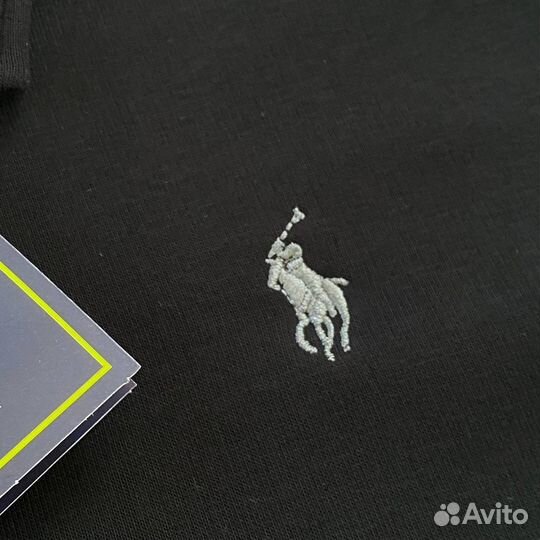 Свитшот Polo ralph lauren с начесом черный