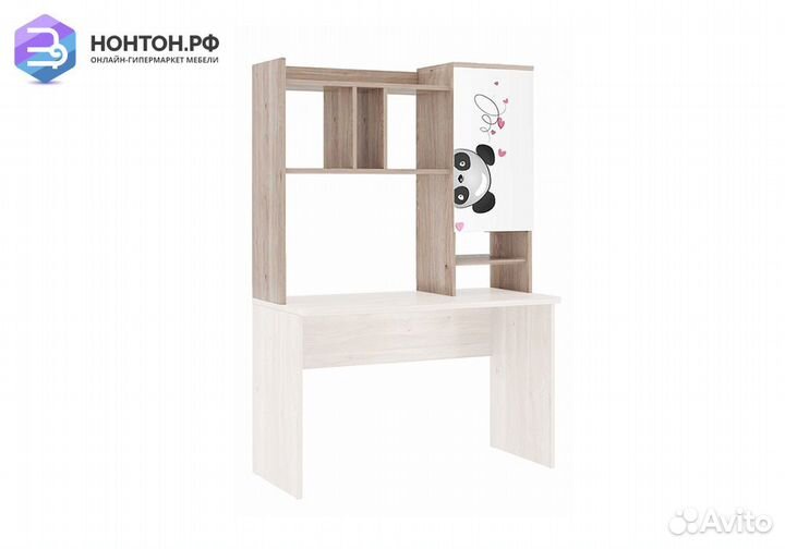 Надстройка для стола Панда 28.01 дуб мария / белый