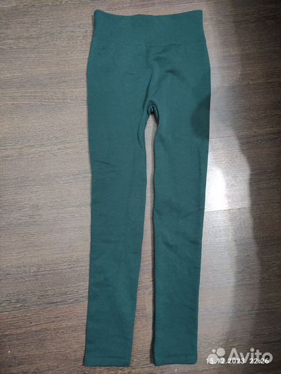 Лосины для девочки теплые