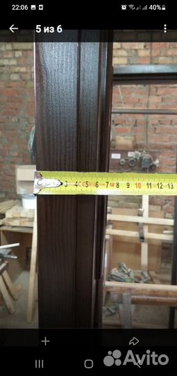 Дверь входная деревянная новая