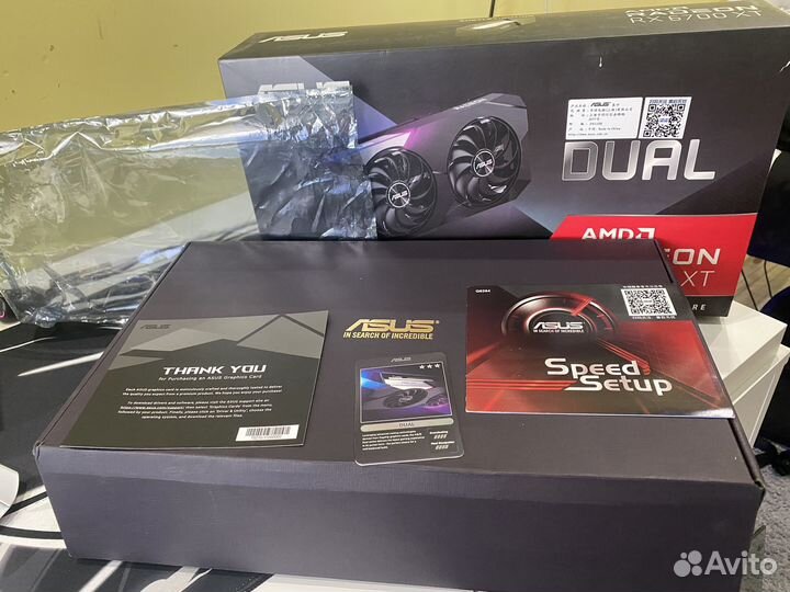 Dual Radeon RX 6700 XT 12GB asus Не видит пк