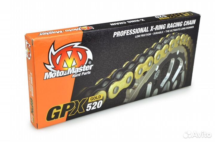 Цепь Moto-Master GPX 520 X-Ring Gold 120