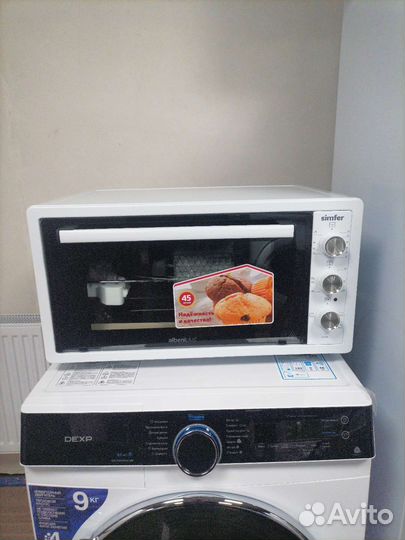 Мини печь новая большая 45 литров