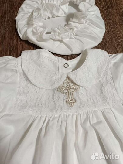 Крестильный набор для девочки 62-68р