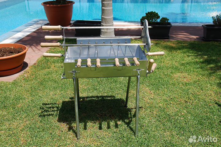 Мангал автоматический угольный