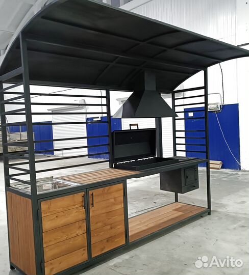 Мангал 6 мм, печка под казан, гриль, барбекю