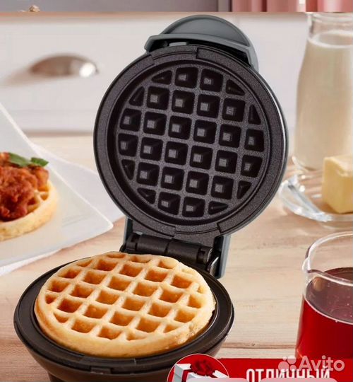 Электрическая мини вафельница
