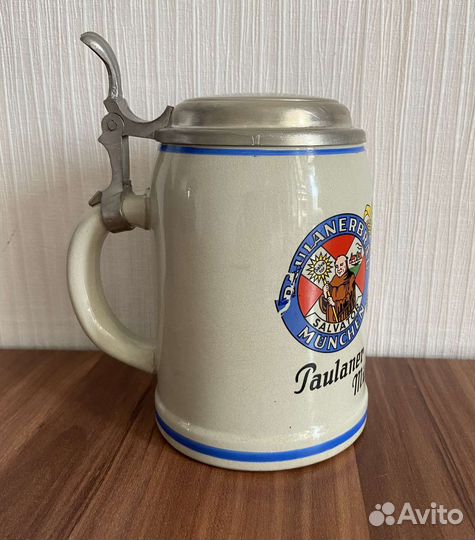 Кружка пивная Paulaner, Германия, коллекционная