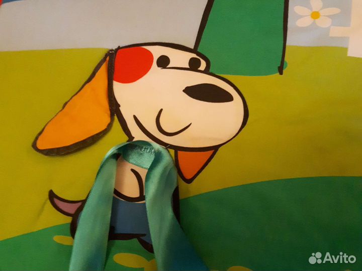 Развивающий коврик детский + игрушки-подвески