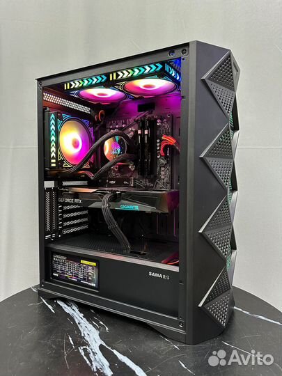 Игровой пк Ryzen 5 5600, RTX 3060ti 8gb, 32 gb DDR