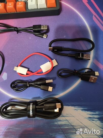 Зарядные кабели USB Type C, Micro USB