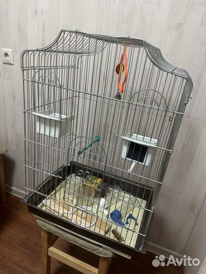 Большая клетка для птиц. 44,5х33,5х67