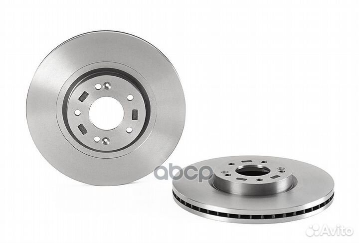 Диск тормозной 09.B614.10 09.B614.10 Brembo