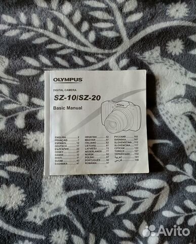 Olympus SZ-10 SZ20 инструкция